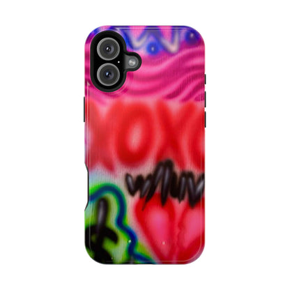 MagSafe Airbrush-iPhone-Hülle „with luv, xoxo“