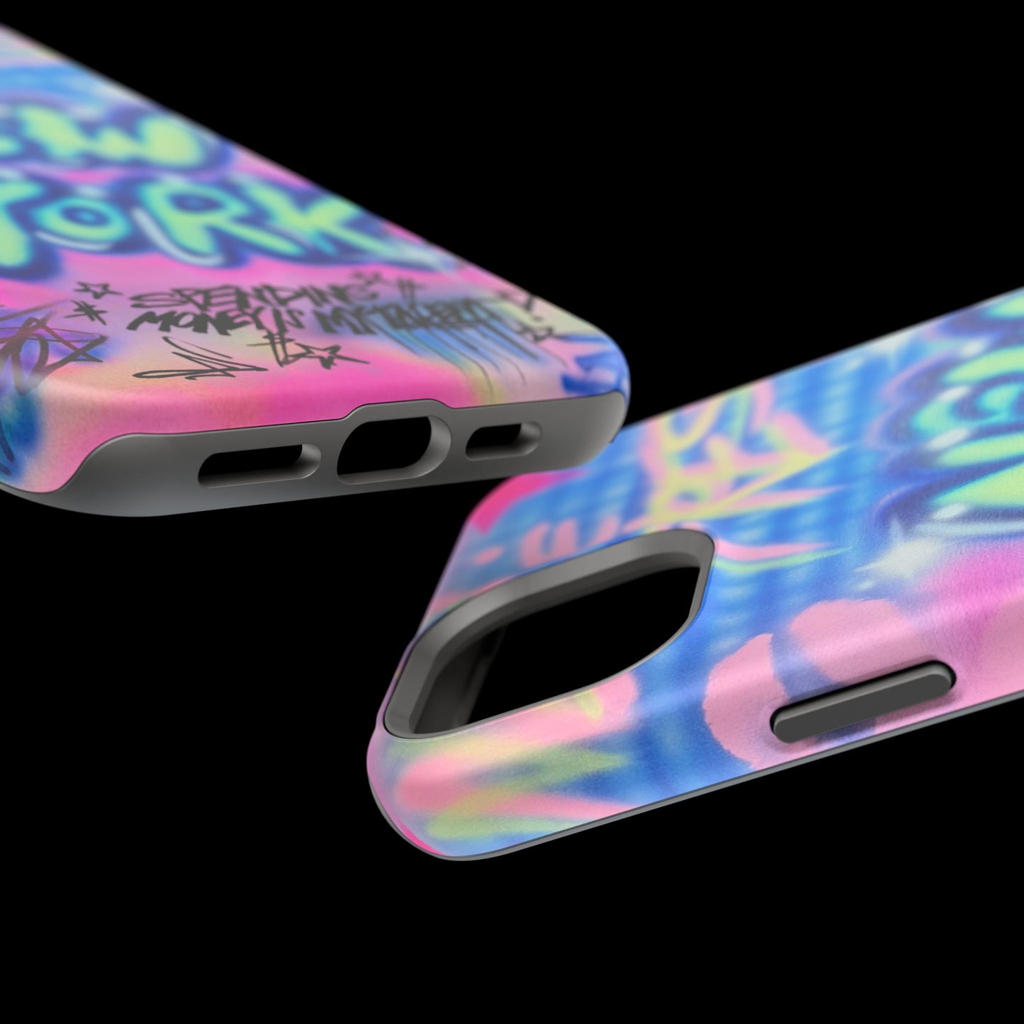 magsafe "spending $$ is my talent" airbrush iPhone case
