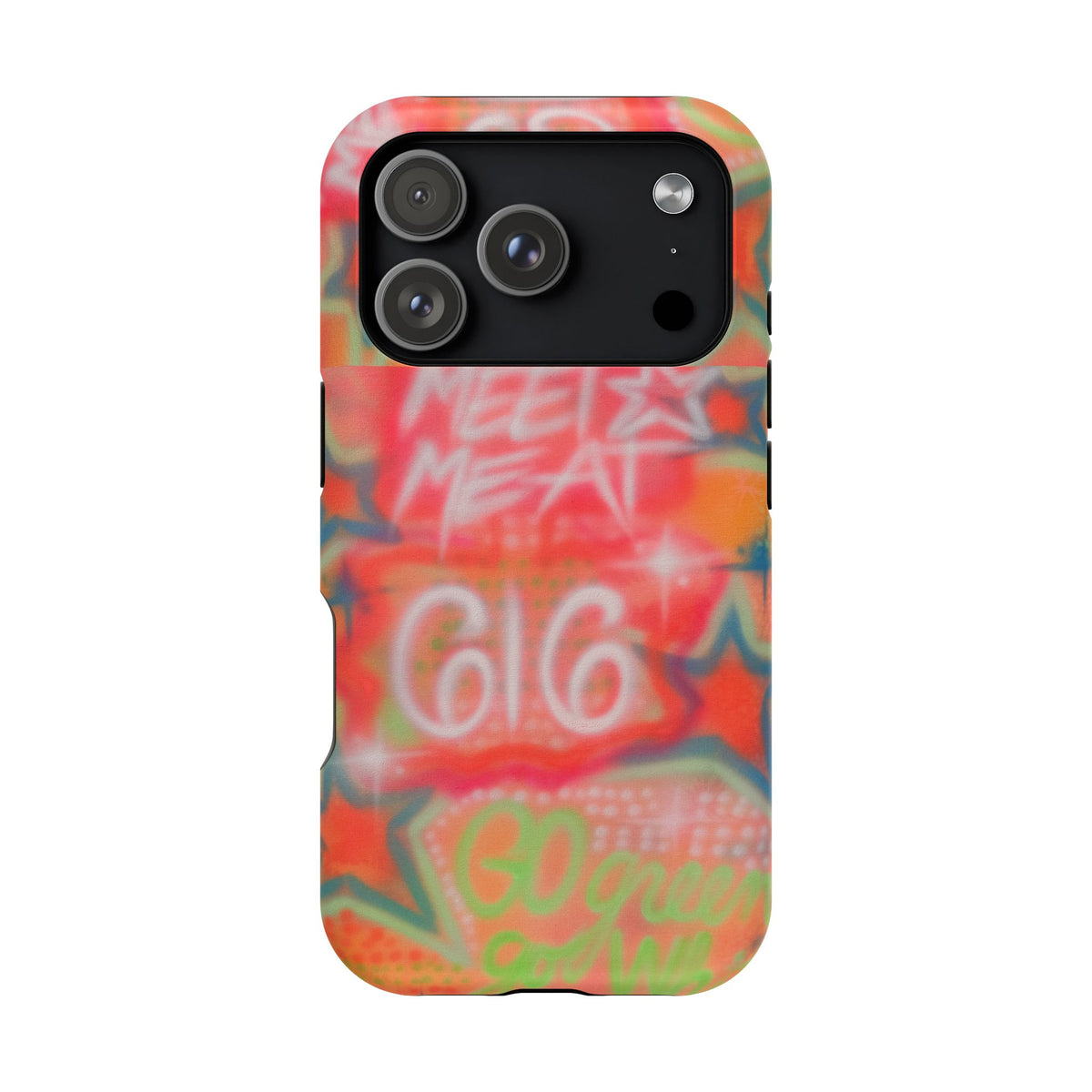 MagSafe custom @msualphaphi airbrush iPhone case
