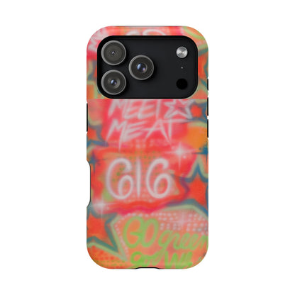 MagSafe custom @msualphaphi airbrush iPhone case