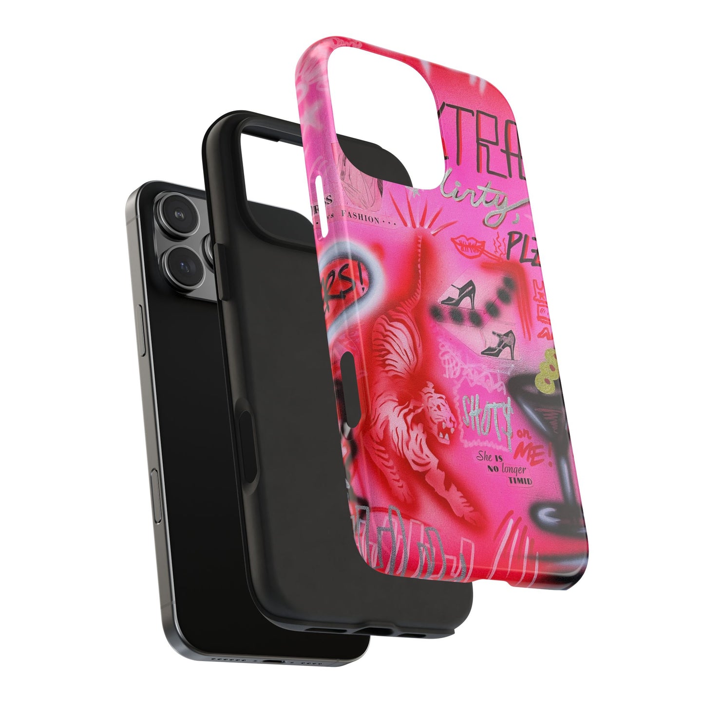 "extra dirty, plz!" airbrush iPhone case