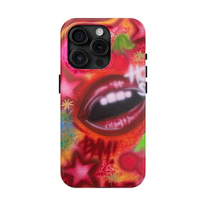 "hot stuff" airbrush iPhone case