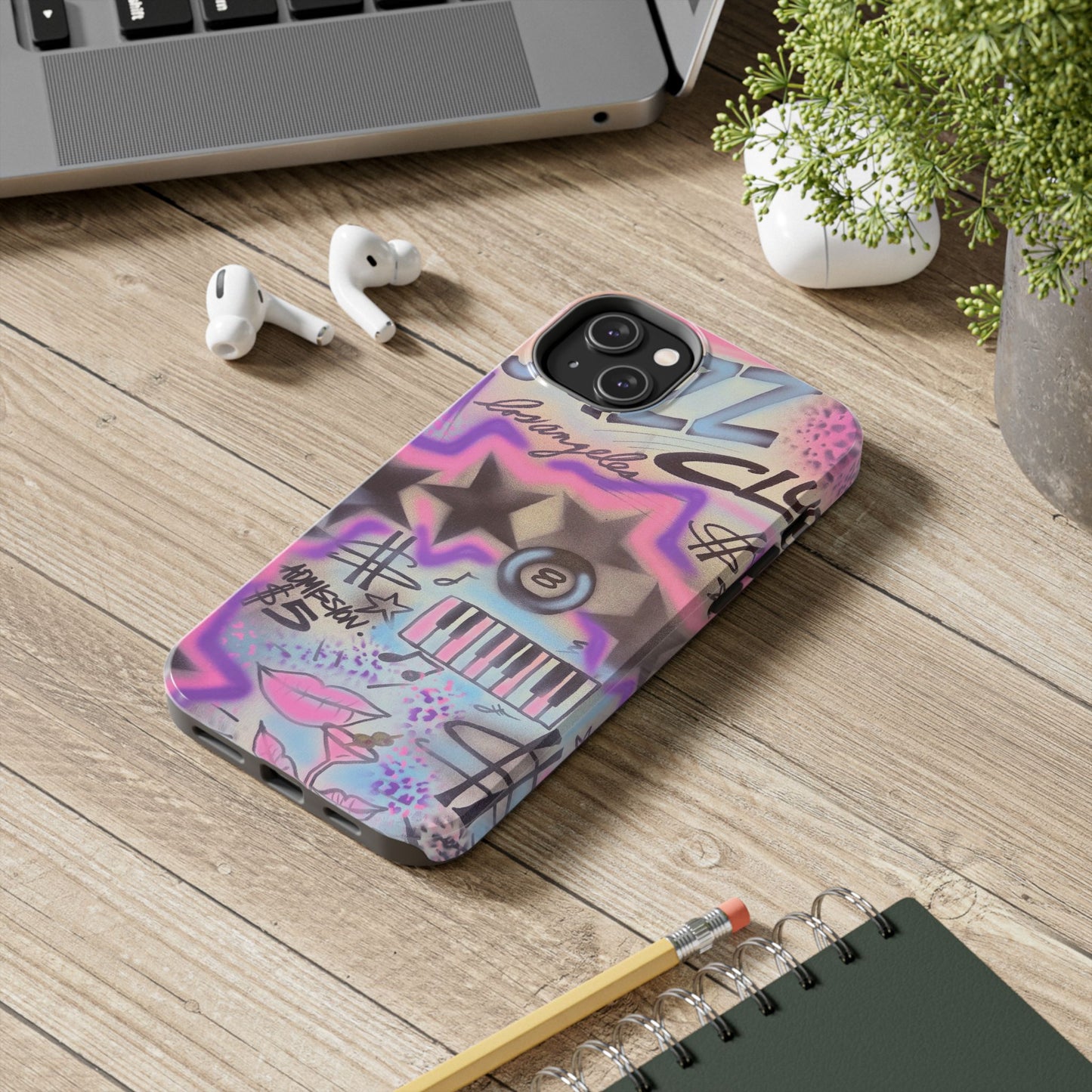 "the jazz club" airbrush iPhone case