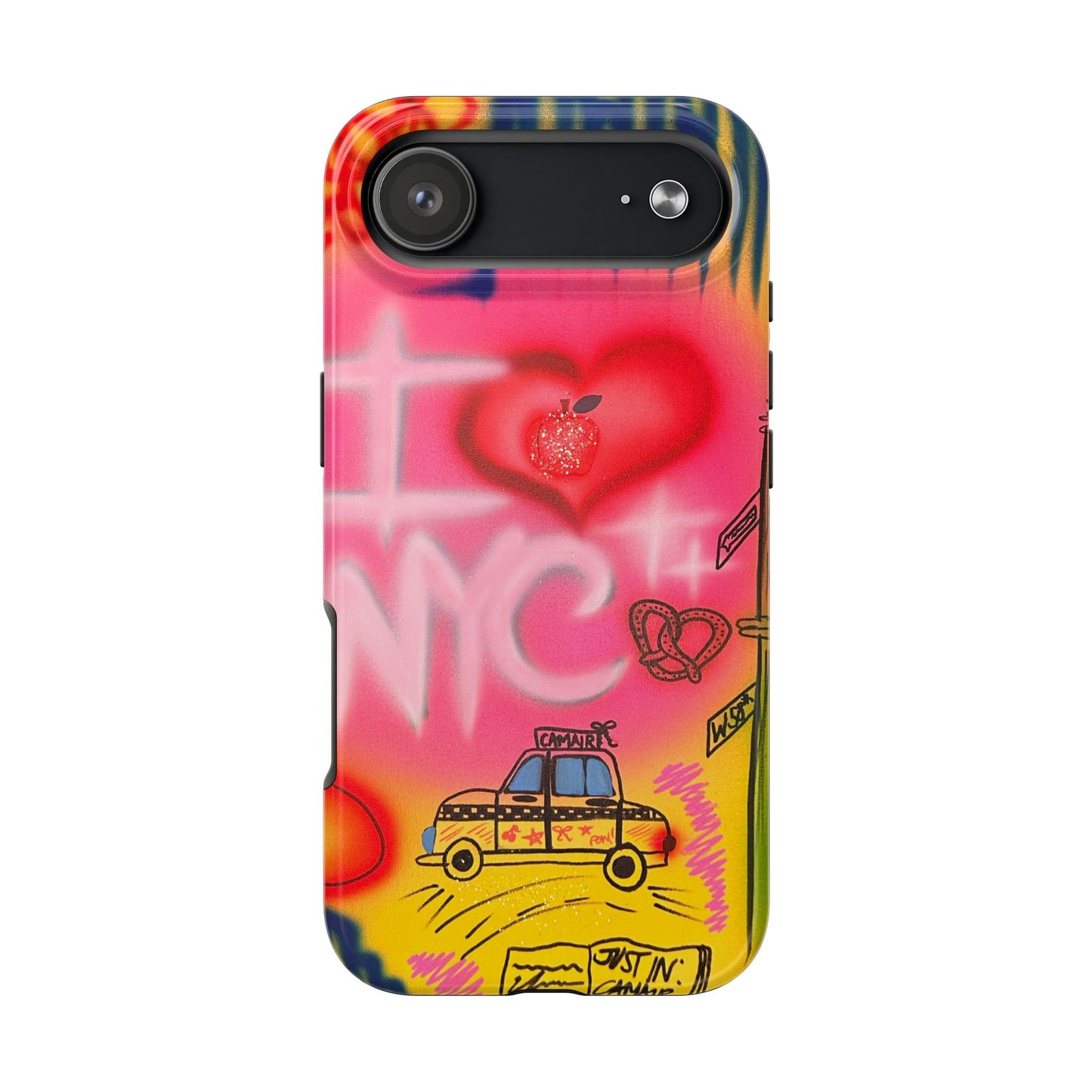 "in the city" airbrush iPhone case