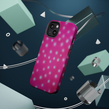MagSafe "bubblegum polka dot" airbrush iPhone case