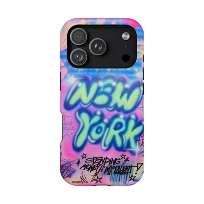 magsafe "spending $$ is my talent" airbrush iPhone case