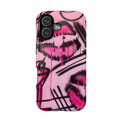 MagSafe "glossy pout" airbrush iPhone case