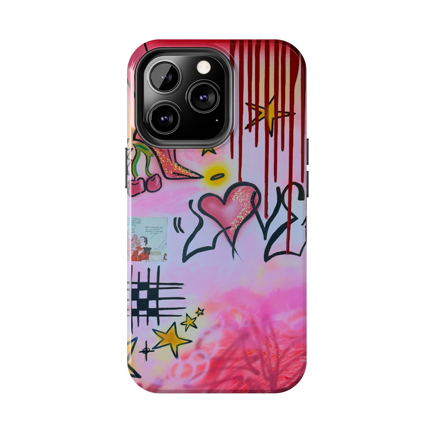 "cherry luvr" airbrush iPhone case