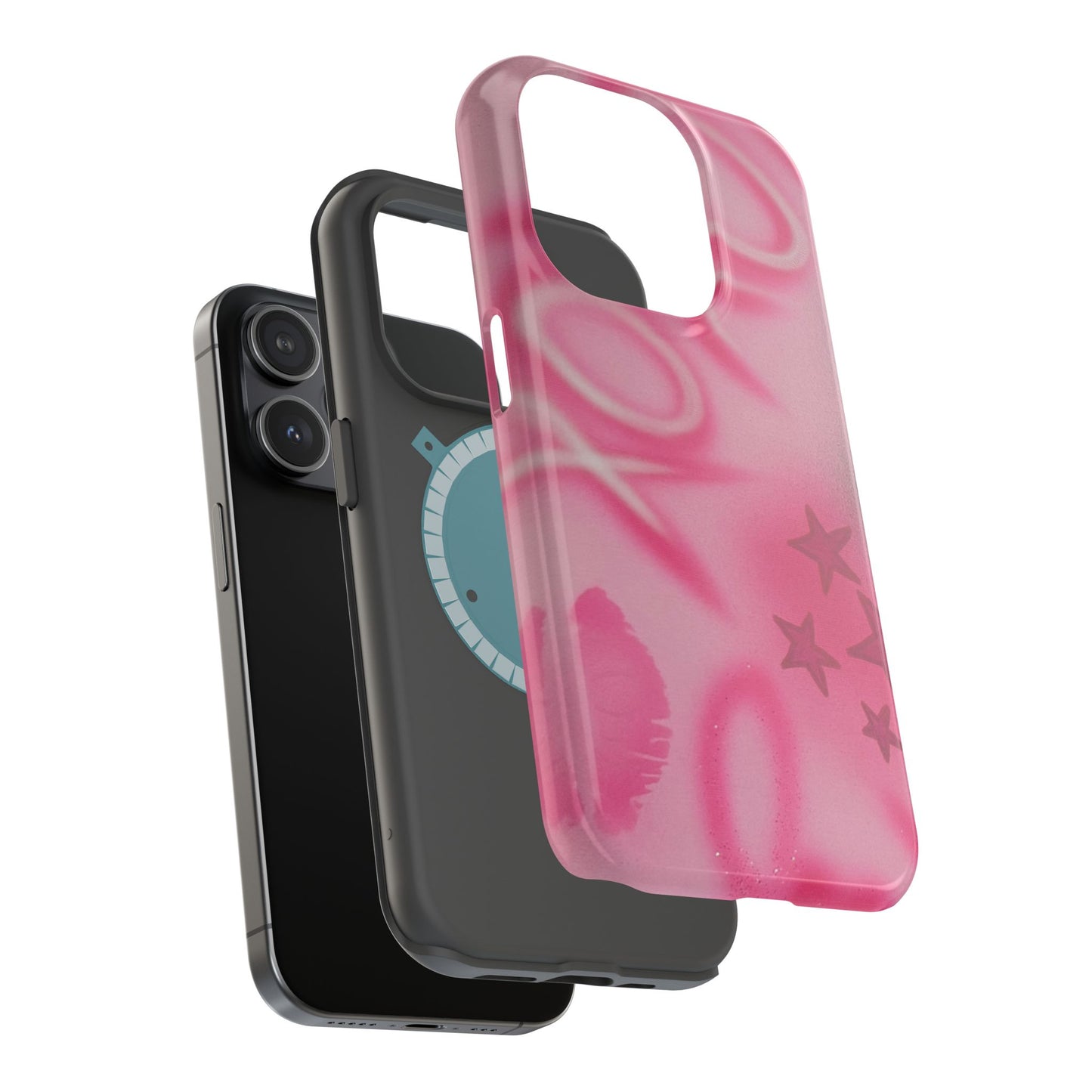 MagSafe "perfectly pink" airbrush iPhone case