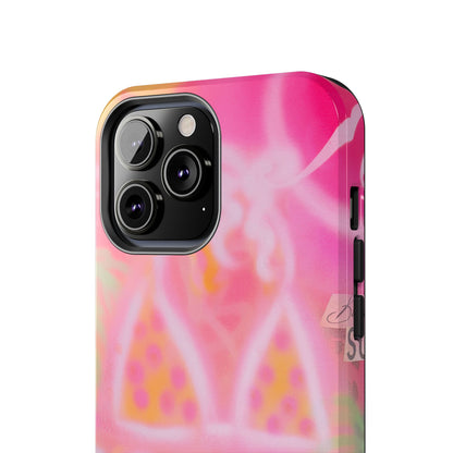"yellow polka dot bikini" airbrush iPhone case