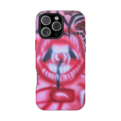 MagSafe "be happy, go lucky" Airbrush-iPhone-Hülle