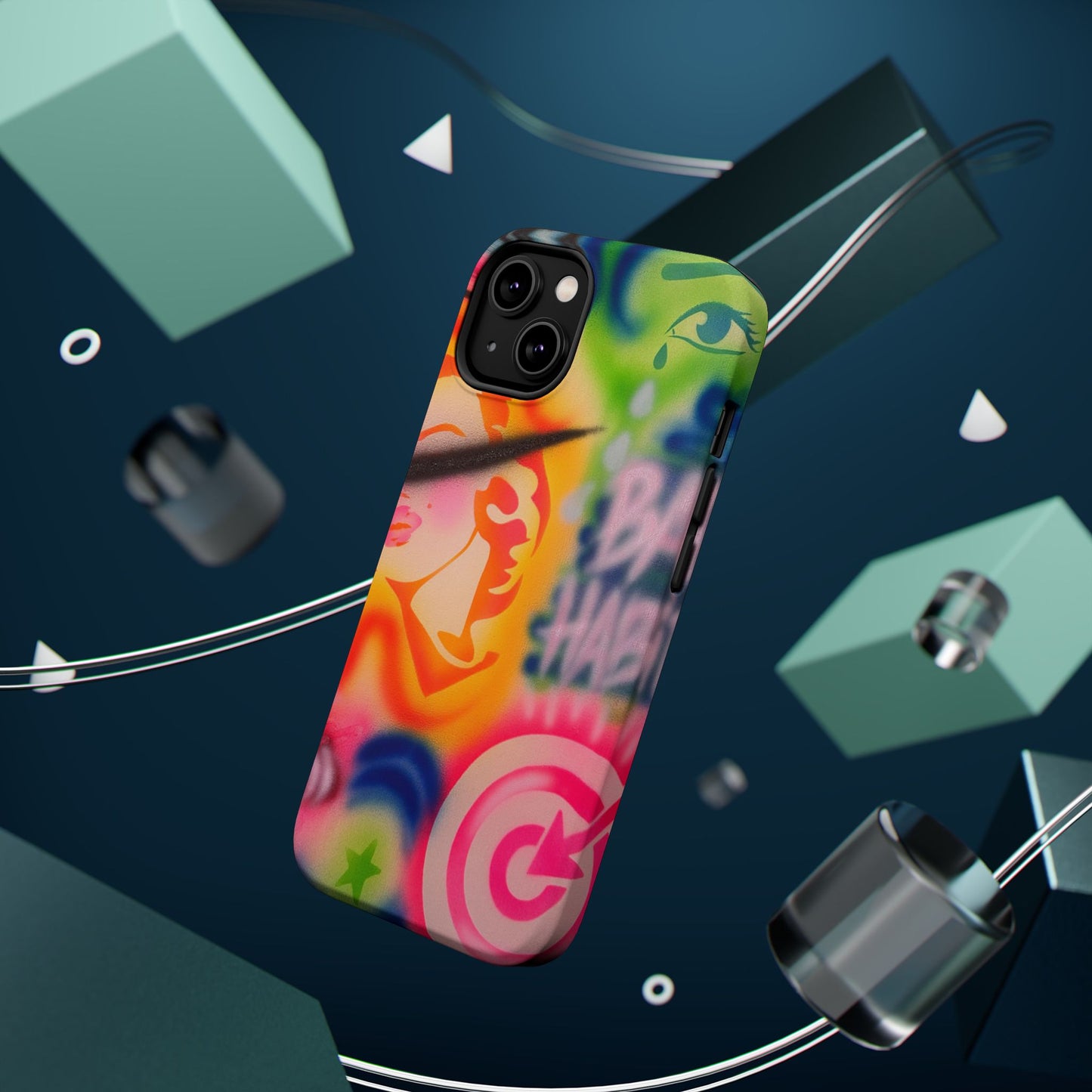 MagSafe „schlechte Angewohnheiten“ Airbrush iPhone Hülle