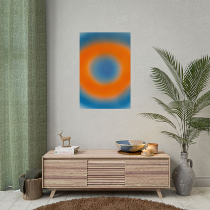 "citrus sky" airbrush rolled print