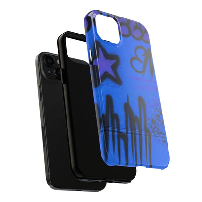 "infamous indigo" airbrush iPhone case