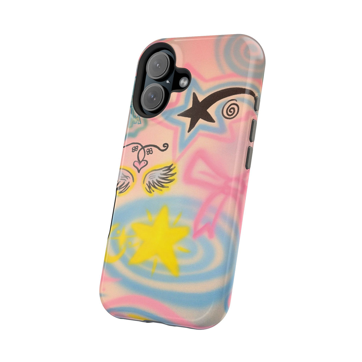 MagSafe "star energy" airbrush iPhone case