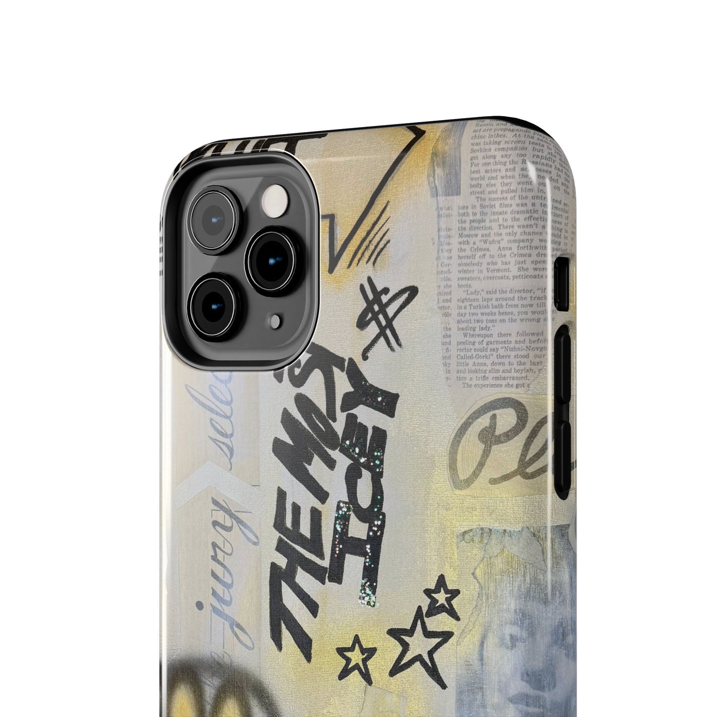 "golden glacier" airbrush iPhone case