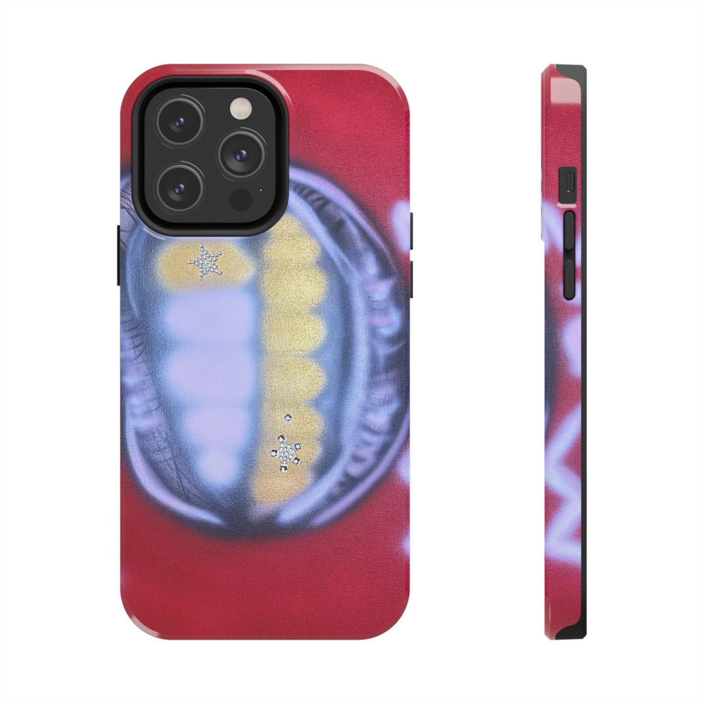"bite me bling" airbrush iPhone case