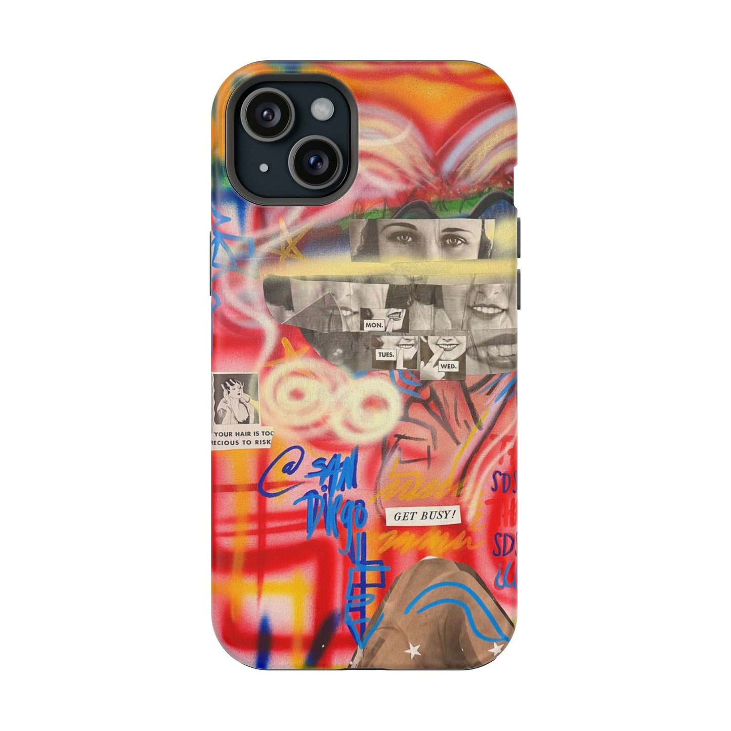 MagSafe Limited Edition "Get Busy" Airbrush iPhone Hülle
