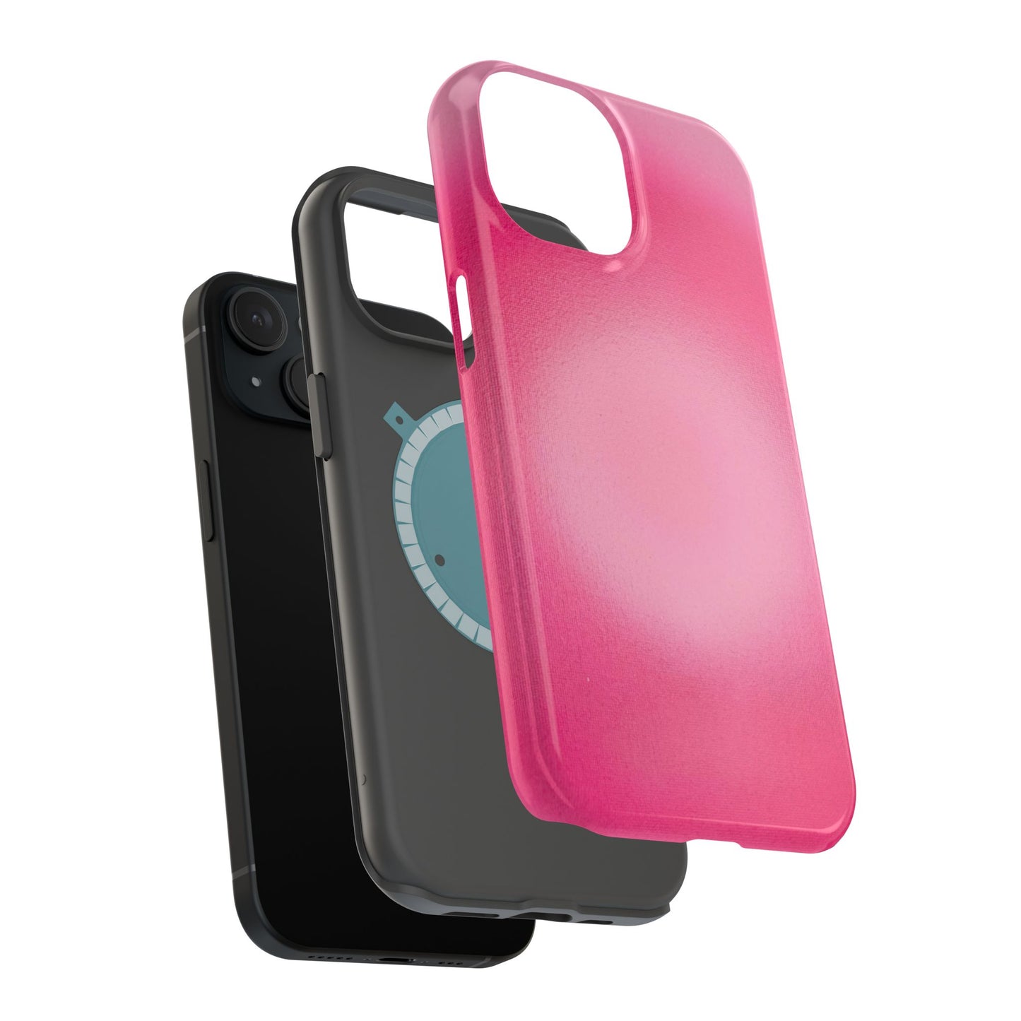 MagSafe "pinkberry" airbrush iPhone case