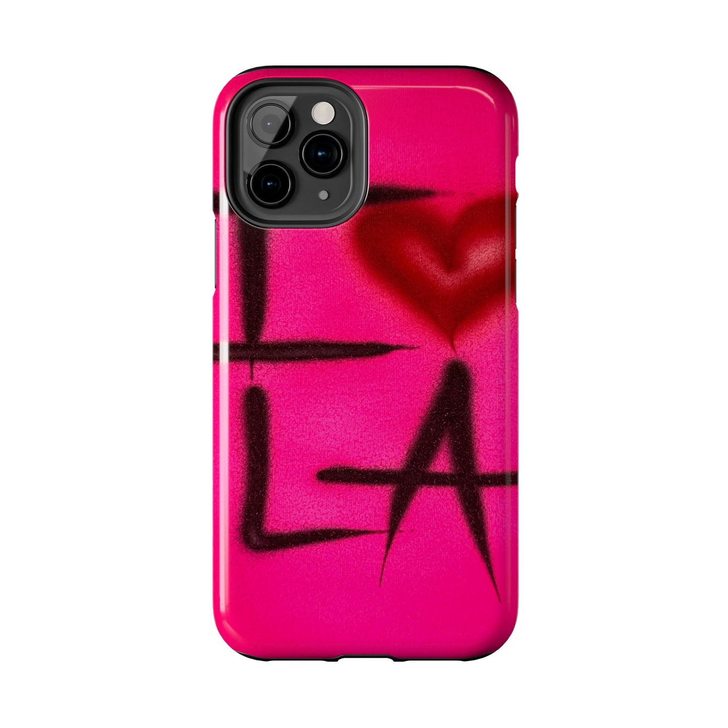 "I <3 LA" airbrush iPhone case
