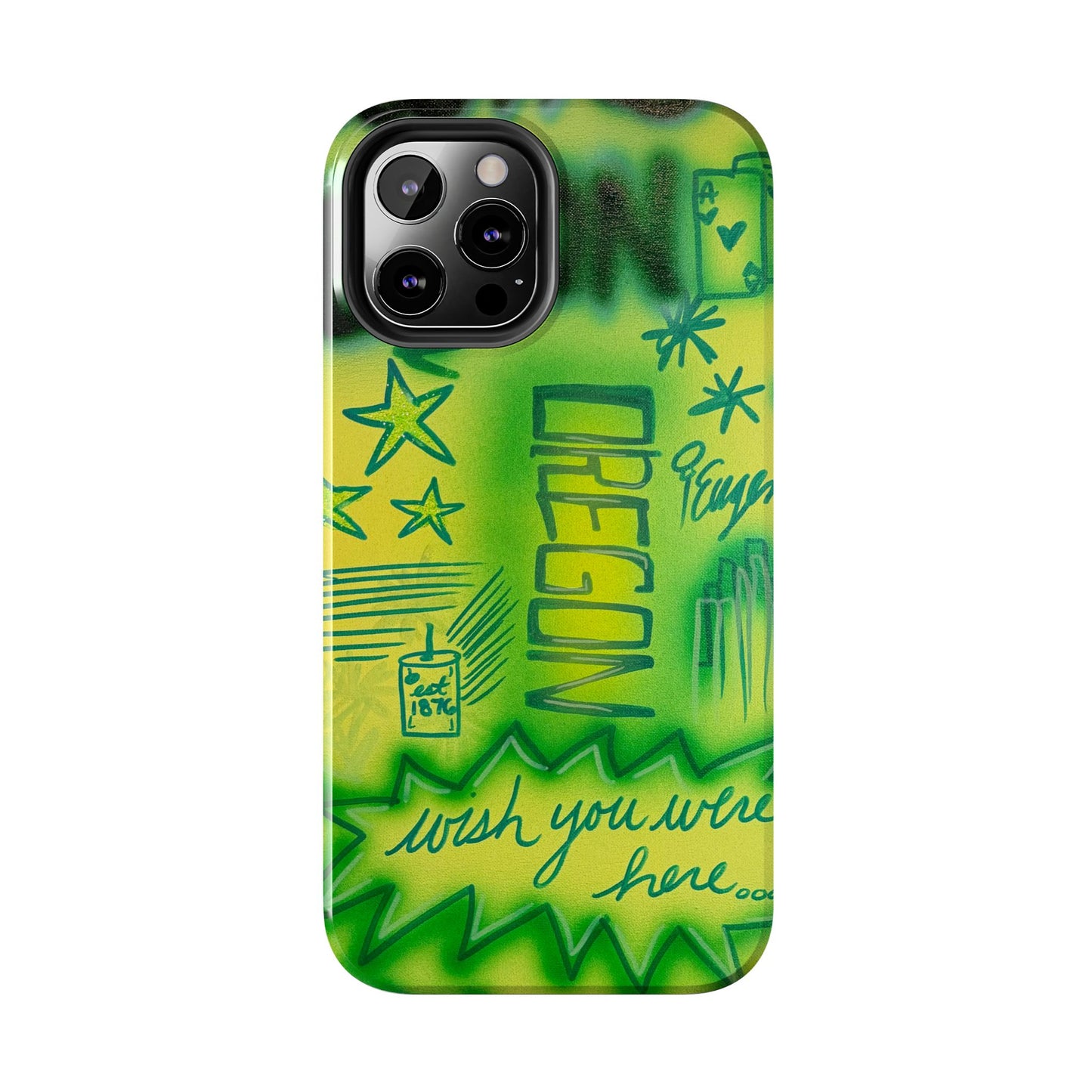 "oregon" airbrush iPhone case