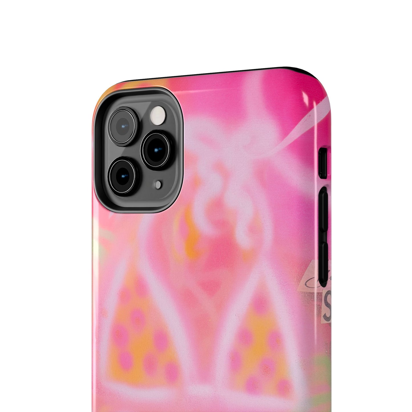 "yellow polka dot bikini" airbrush iPhone case