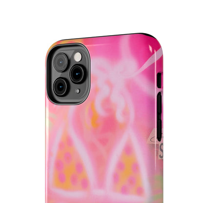 "yellow polka dot bikini" airbrush iPhone case