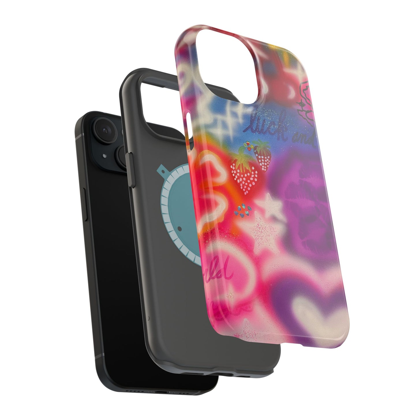 MagSafe „luck & luv pt. 2“ Airbrush iPhone Hülle