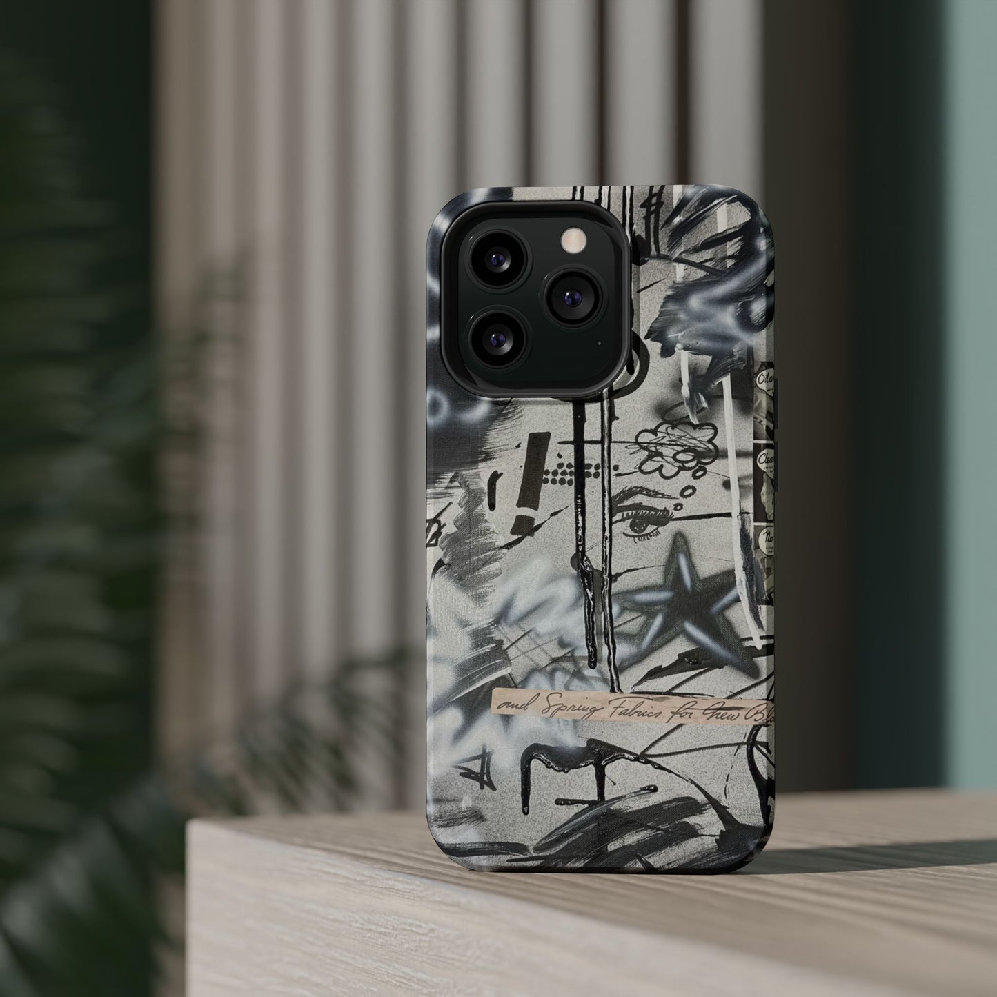 MagSafe "monochrome mood" airbrush iPhone case