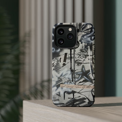 MagSafe "monochrome mood" airbrush iPhone case