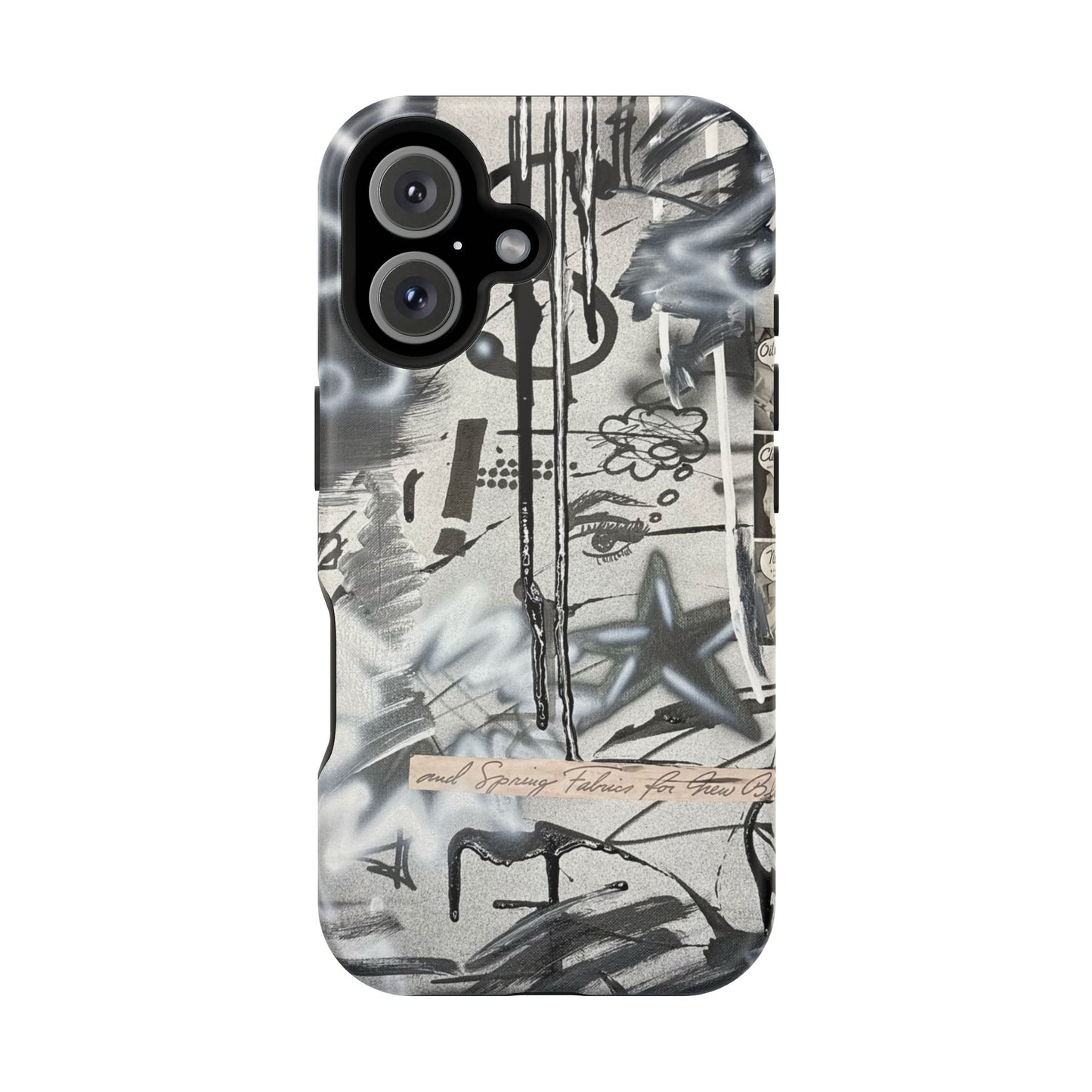 MagSafe "monochrome mood" airbrush iPhone case