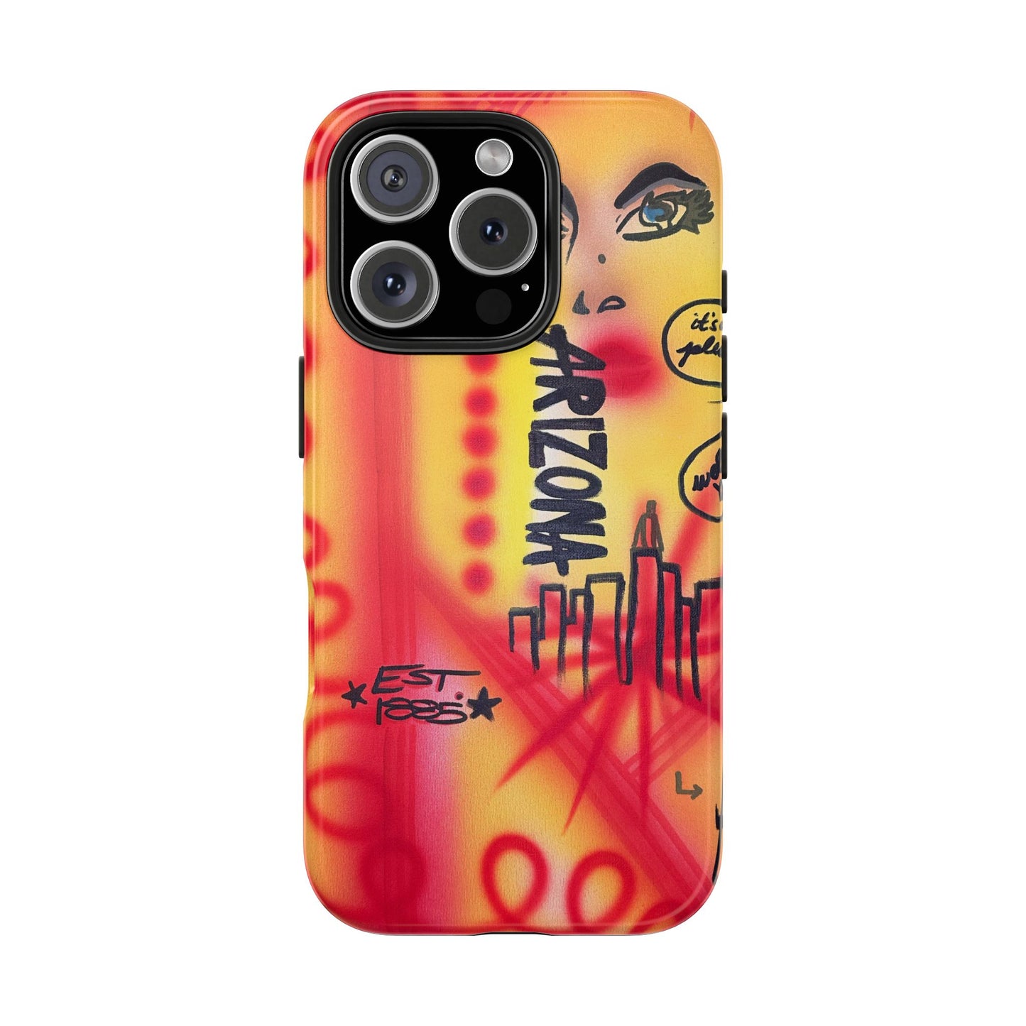 "arizona state university" airbrush iPhone case