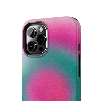 "watermelon swirl" aura airbrush iPhone case