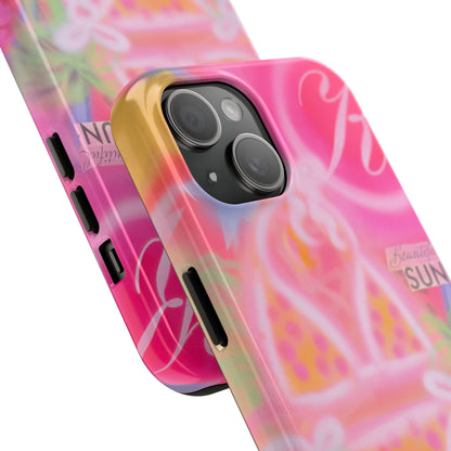 "santa monica strawberry" airbrush iPhone case