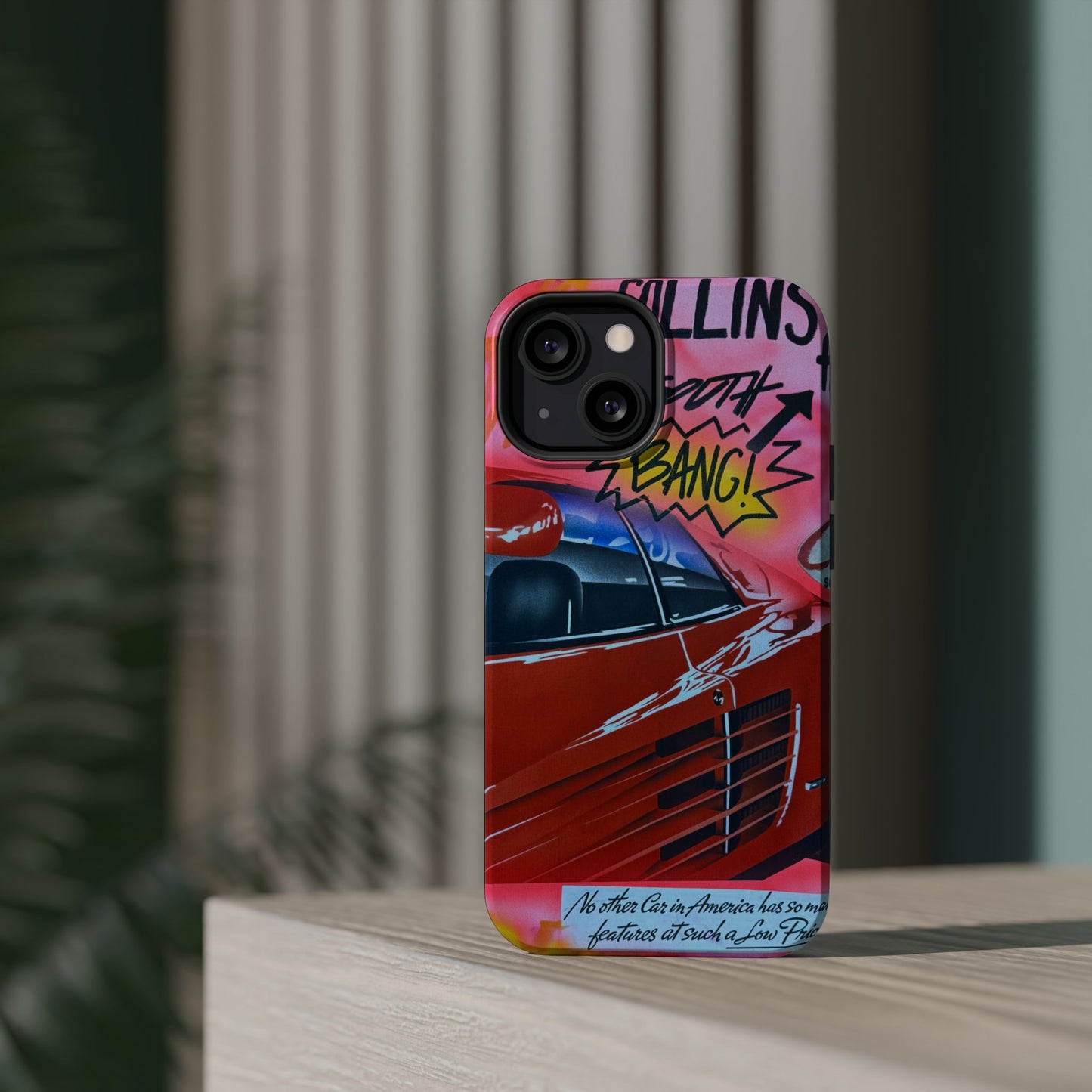 MagSafe "miami momentos" airbrush iPhone case