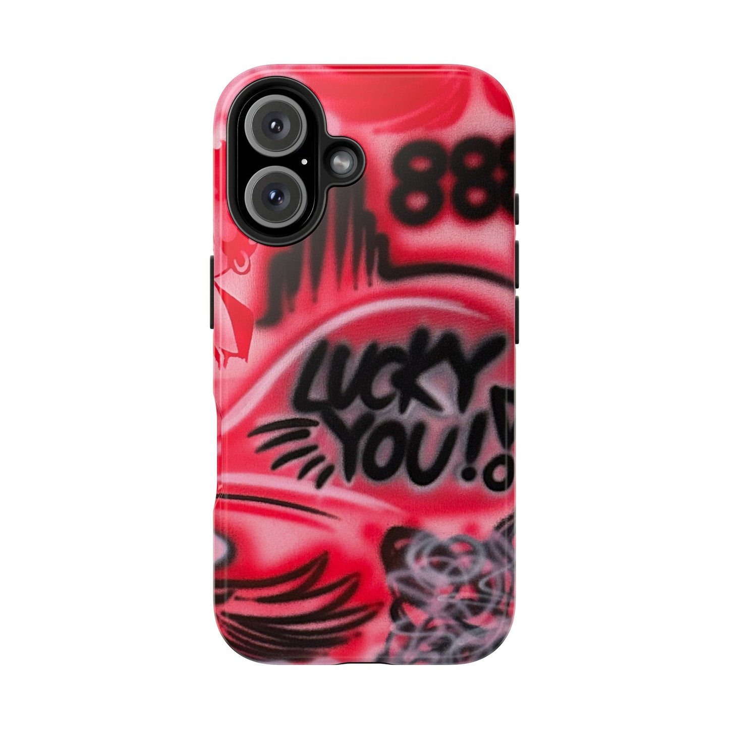 "LUCKY YOU! PT. 2" airbrush iPhone case