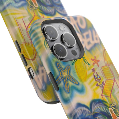 MagSafe "ciao bella" airbrush iPhone case