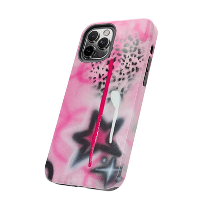 "pink cheetah" airbrush iPhone case