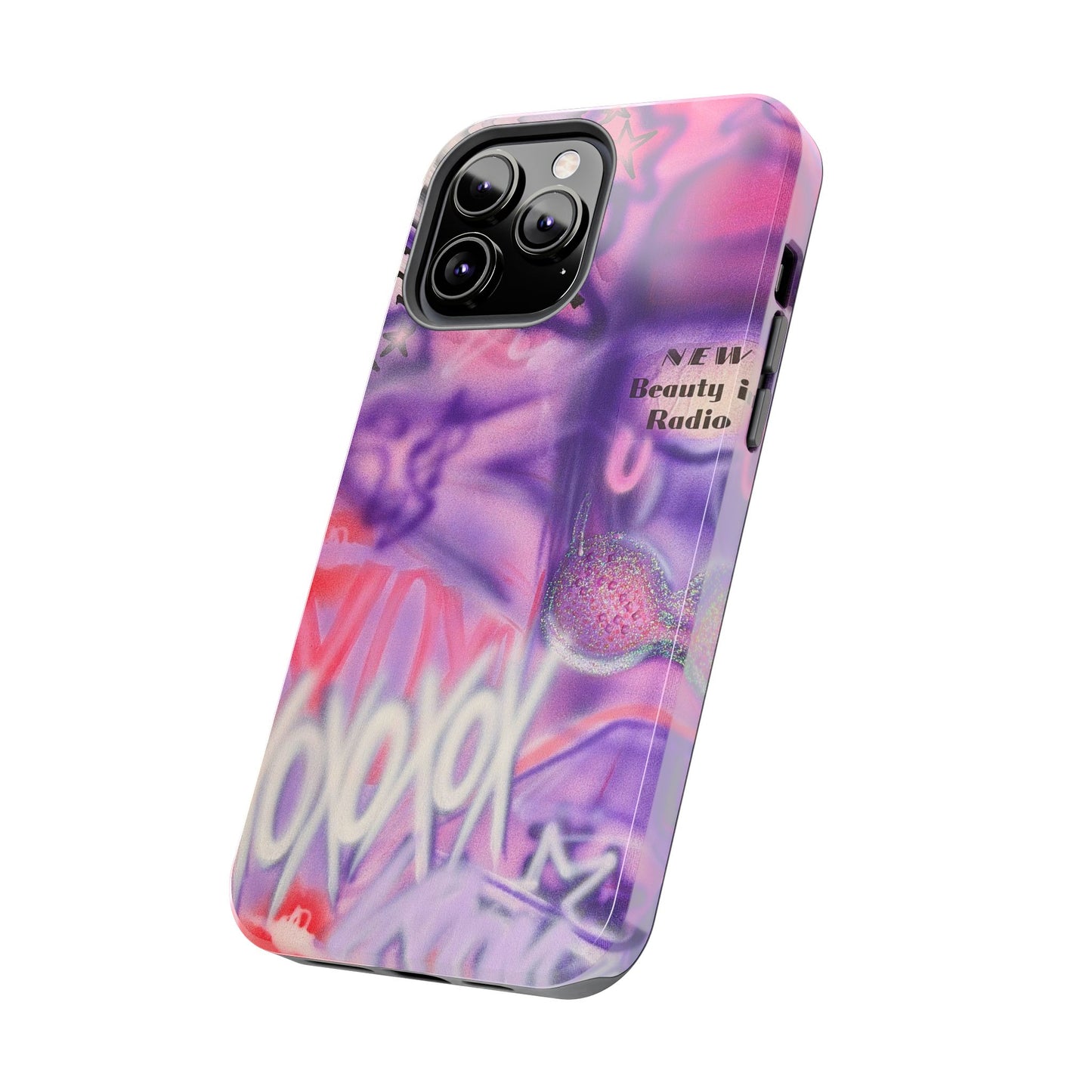 "mic check" airbrush iPhone case