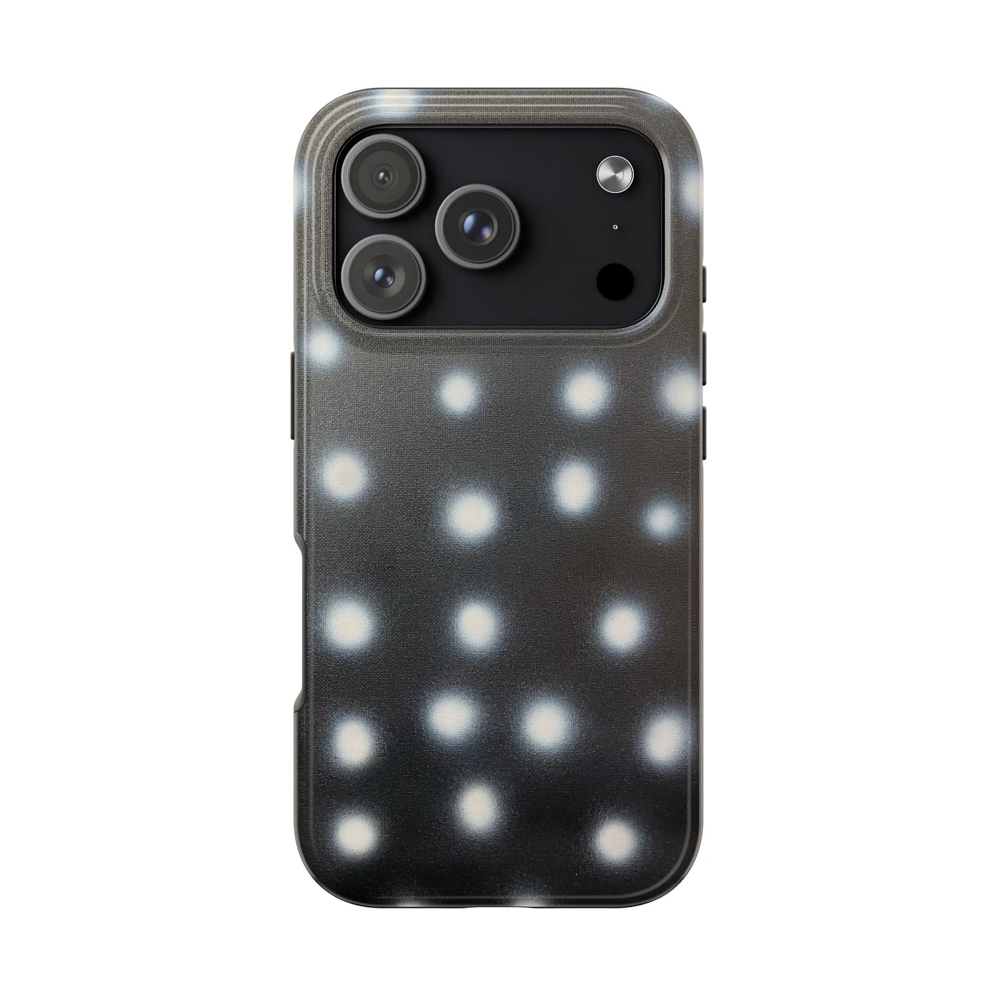 "coconut noir polka dot" airbrush iPhone case