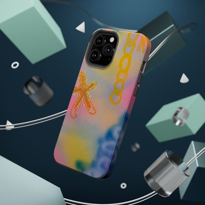 MagSafe "sweet starfish" airbrush iPhone case