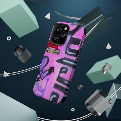 MagSafe "purple princess" airbrush iPhone case