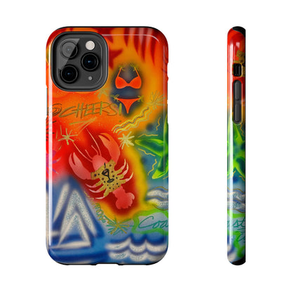"tipsy lobster" airbrush iPhone case
