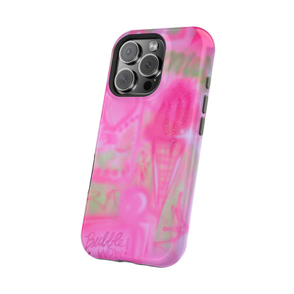 MagSafe "miami matcha" airbrush iPhone case