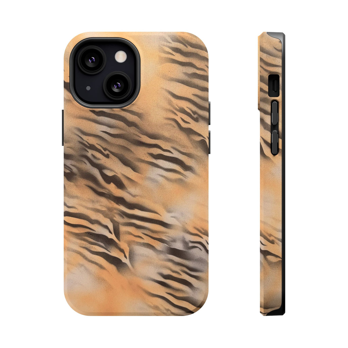 MagSafe "neutral tiger" airbrush iPhone case