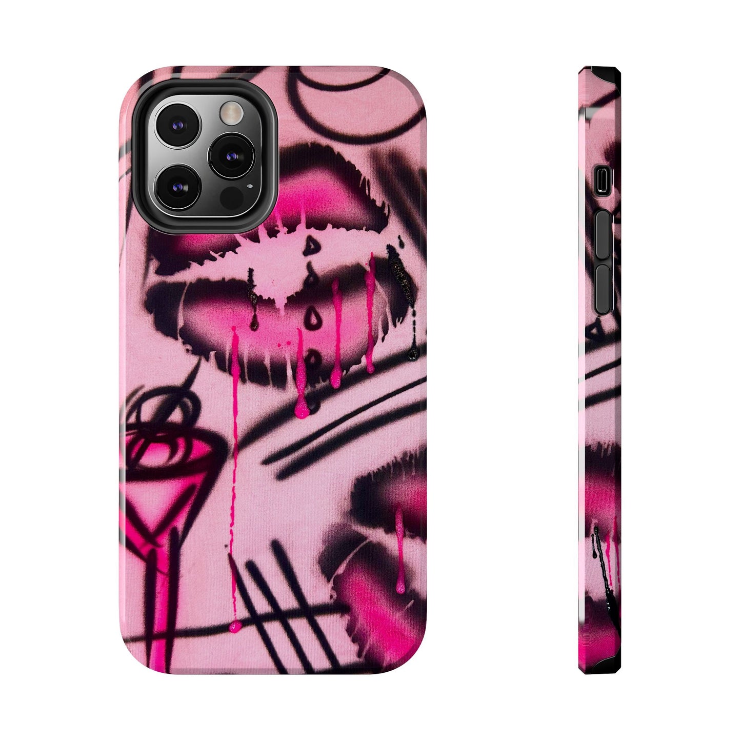 "glossy pout" airbrush iPhone case