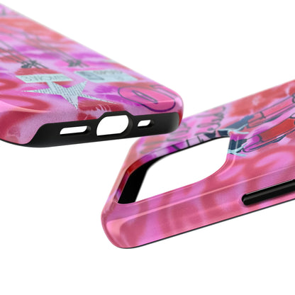 "tickled pink" airbrush iPhone case