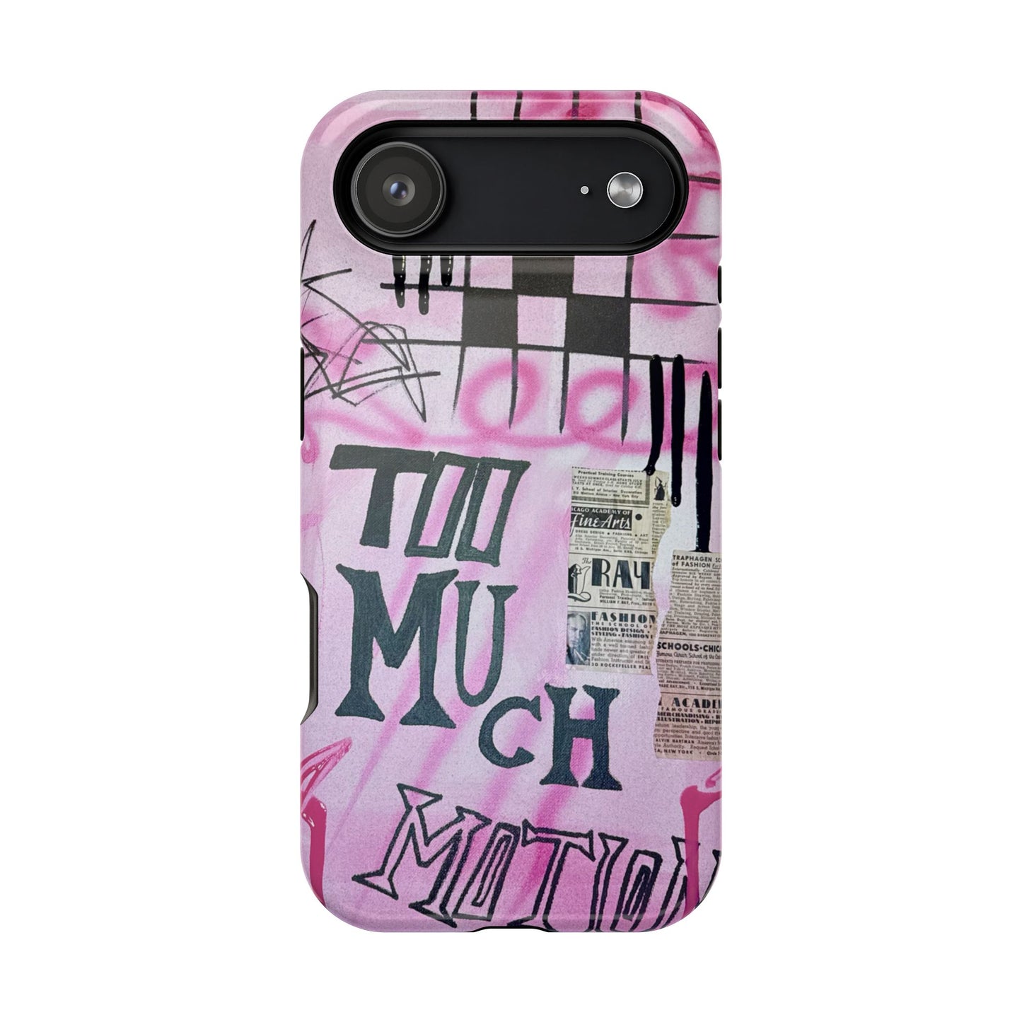 MagSafe "too much motion" airbrush iPhone case
