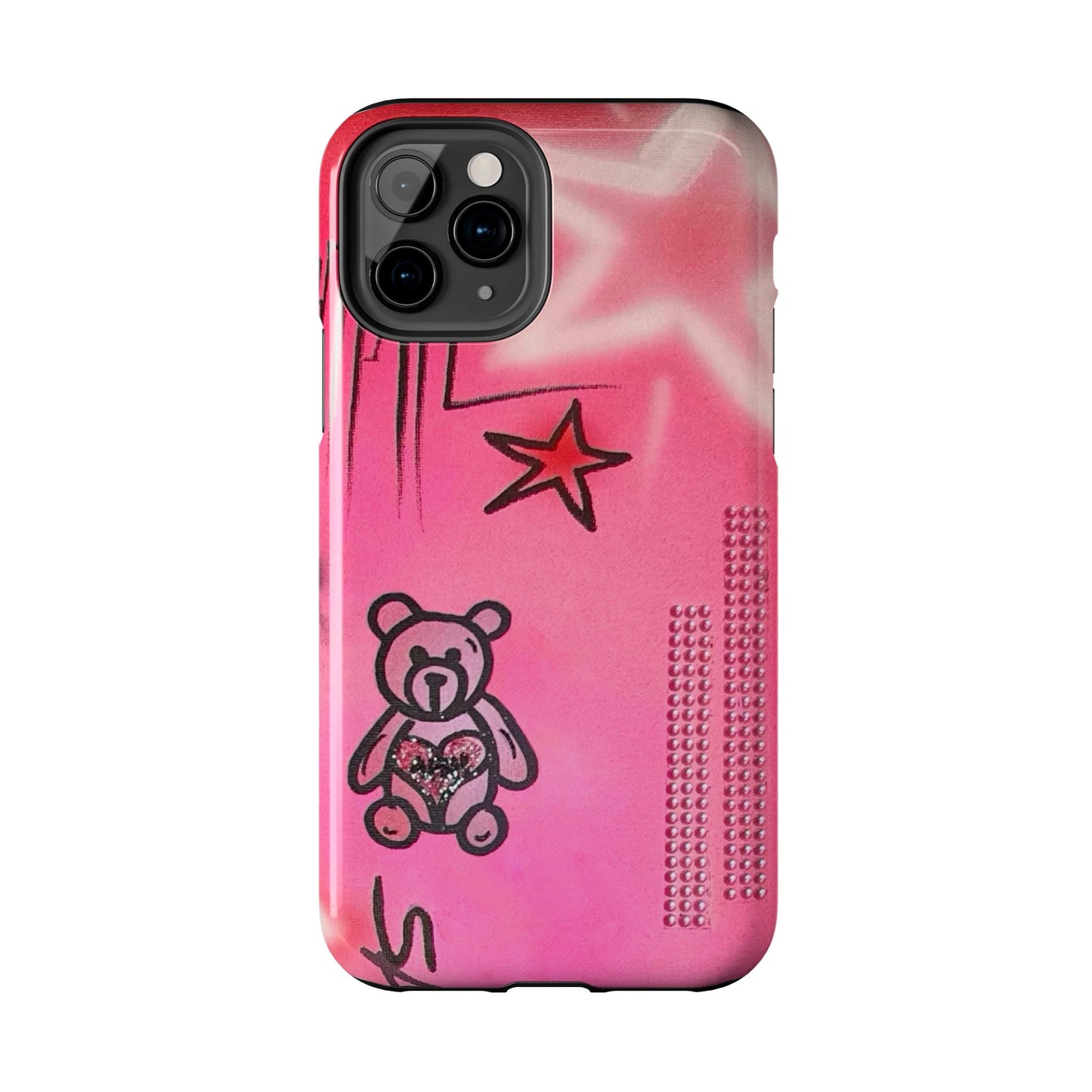 "teddy bear" airbrush iPhone case