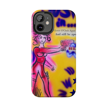 "spiraling thoughts" airbrush iPhone case